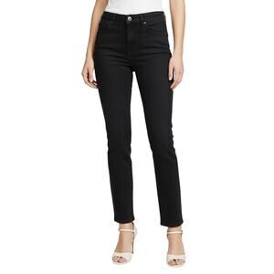 Wit & Wisdom Straight Leg Jeans Black Cotton Lyocell Blend Women 14 NWT
